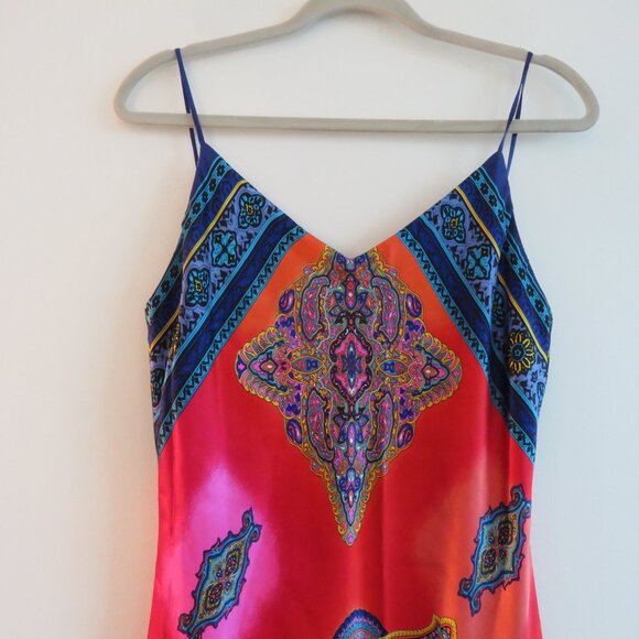 Vibrant Multicolor Spaghetti Strap Dress - Picture 5 of 16